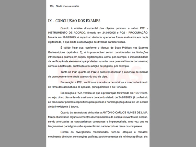 Perícia confirma assinatura falsa de Coronel Nunes em apoio a Ednaldo Rodrigues na CBF