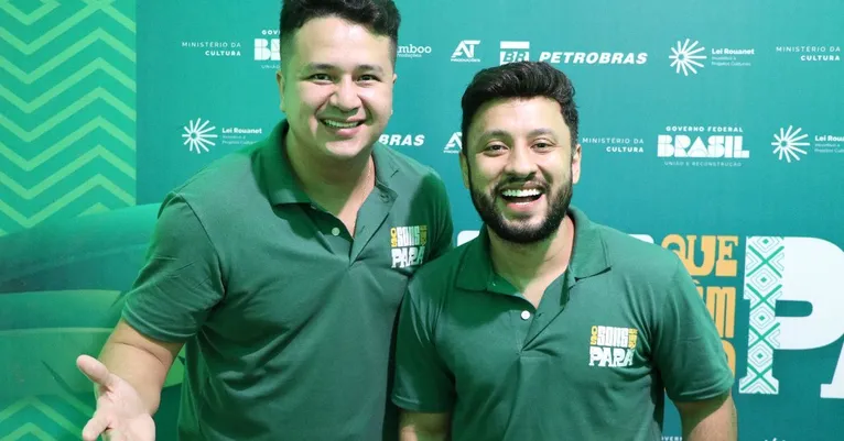 Rolon Ho e Rhenan Shences, embaixadores da 1° edição do festival "Sons que Vêm do Pará".