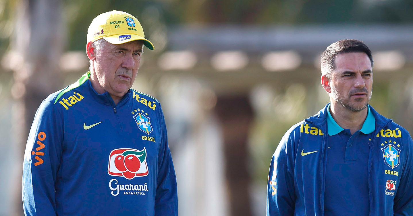 Italiano prepara a Seleção Brasileira para enfrentar o Equador e Paraguai