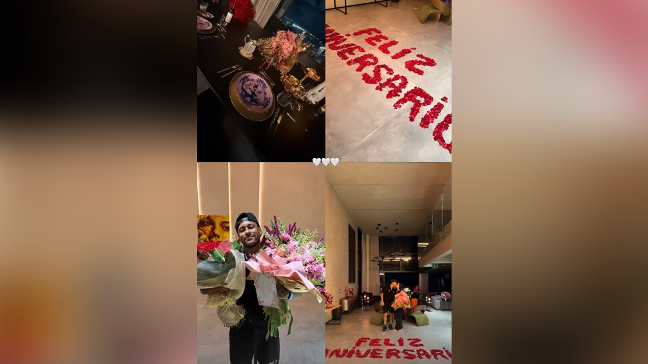 Nas redes sociais, Bruna Biancardi, que está grávida de Mel, segunda filha de seu relacionamento com Neymar, compartilhou o momento com os seguidores.