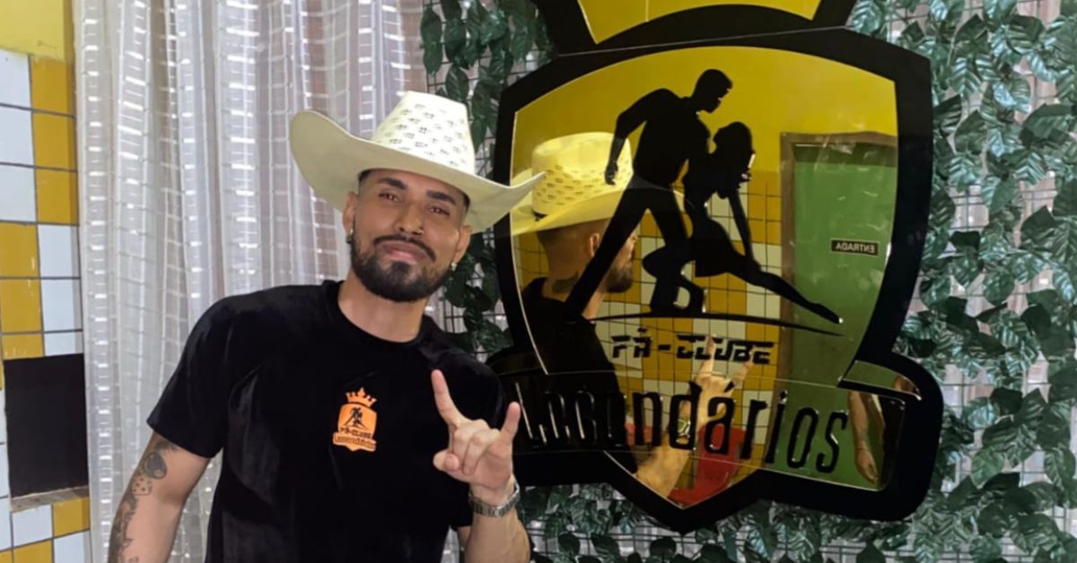 Rick Veloso, fundador do fã clube The Legendários.