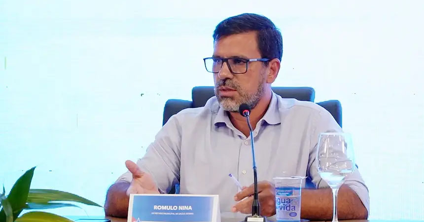 O secretário de Saúde de Belém, Rômulo Nina, explicou como funciona a transmissão da mpox.