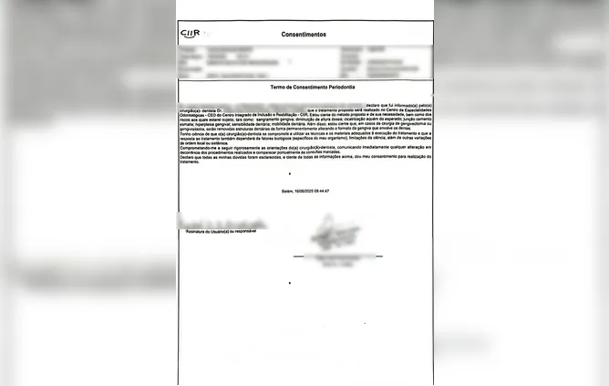 Termo de consentimento