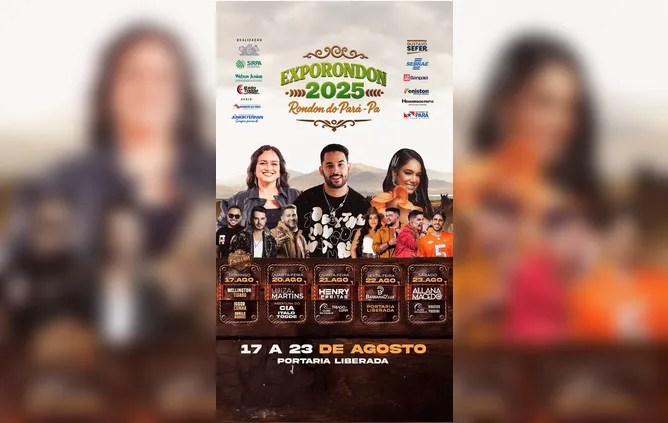 A programação de shows será um dos grandes atrativos, com destaque para a entrada franca em todos os dias.