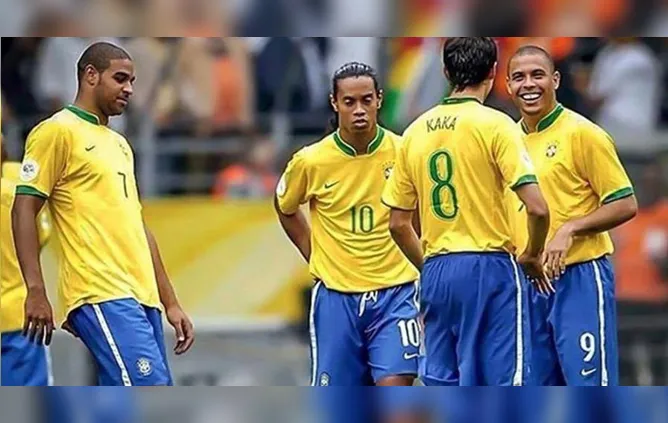 O quarteto estrelado do Brasil na Copa do Mundo de 2006.