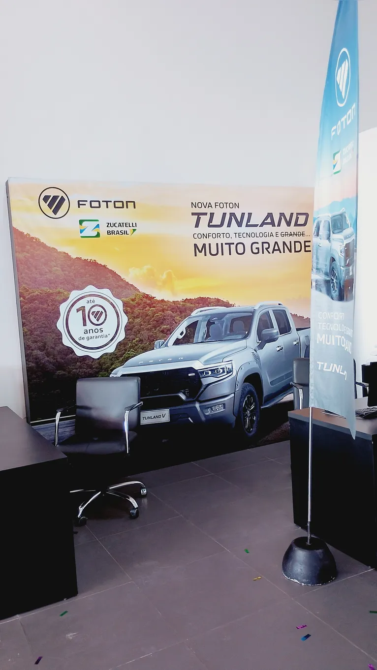 Alto luxo da picape Foton Tunland confunde mercado