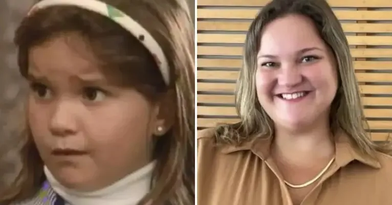 Mais de 30 anos depois, Viviane relembra com carinho a infância nos estúdios da emissora.