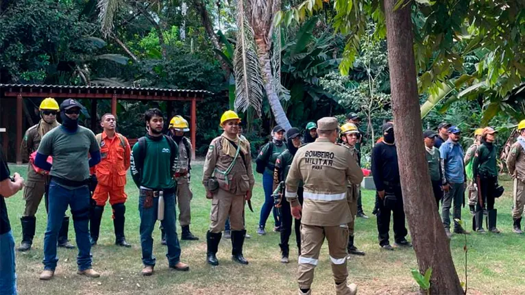 Ao todo, 28 cursistas receberam certificados, estando agora preparados para atuar na linha de frente contra os incêndios florestais.