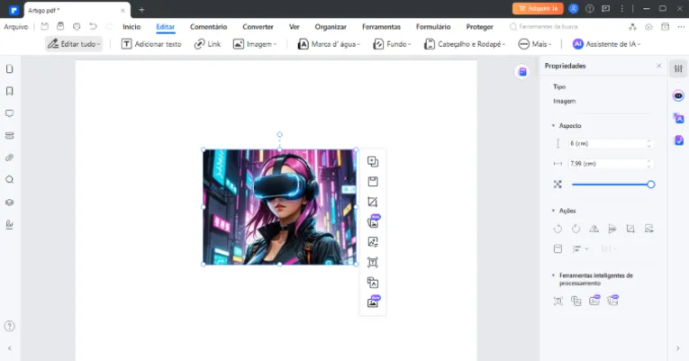 Como a Inteligência Artificial cria e edita imagens em PDF