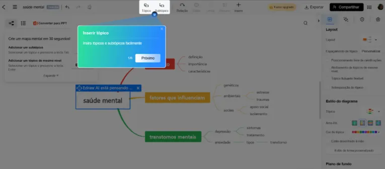 Como criar mapas mentais de forma rápida e prática com IA