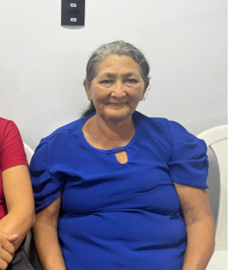 Vanderleia Gama fez pela primeira vez o exame de mamografia