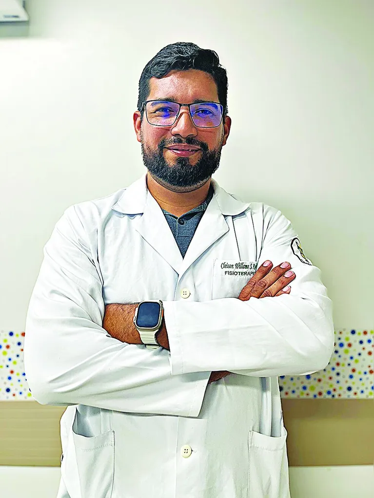Cleison diz que a fisioterapia reduz o risco de acidentes