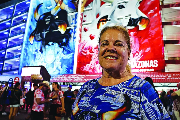 Elaine Sousa viu o festival pela primeira vez na TV