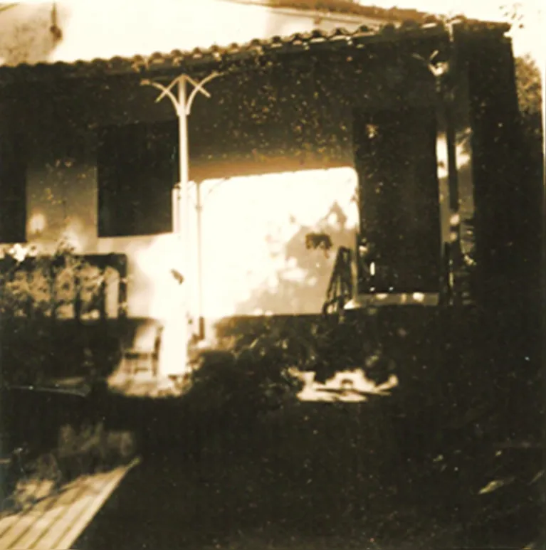 Fachada da rocinha, nos anos 1950