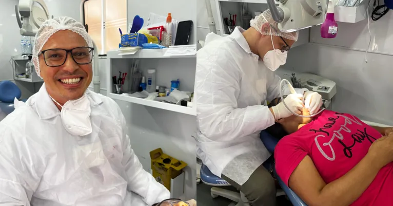 Ricardo Barreto atua pela terceira vez em uma missão voluntária da ONG a qual pertence