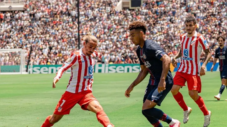 PSG x Atlético de Madrid estrearam na Copa do Mundo de Clubes com altas temperaturas