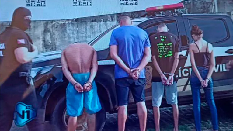 Ediane e mais três pessoas foram presas no dia 10 de abril de 2024, em operação da Polícia Civil realizada em Conceição do Araguaia