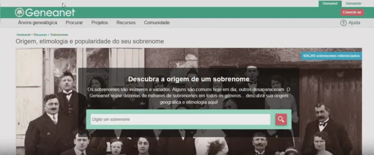De onde vem seu sobrenome e a origem da sua família? Veja de graça