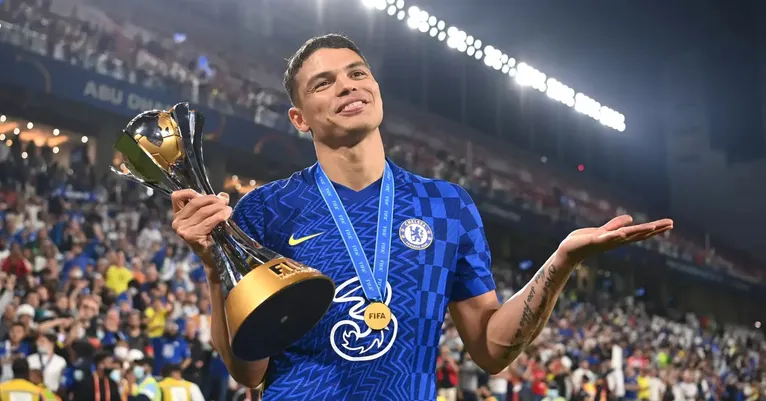 Thiago Silva conquistou uma Champions e o Mundial de Clubes pelos Blues
