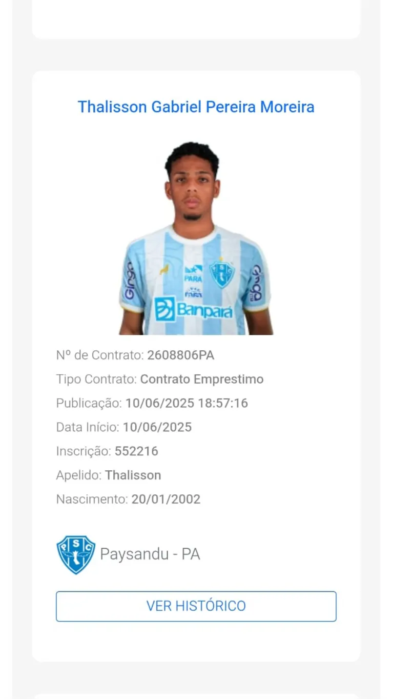 Mini janela fecha com 10 contratações divulgadas no Paysandu