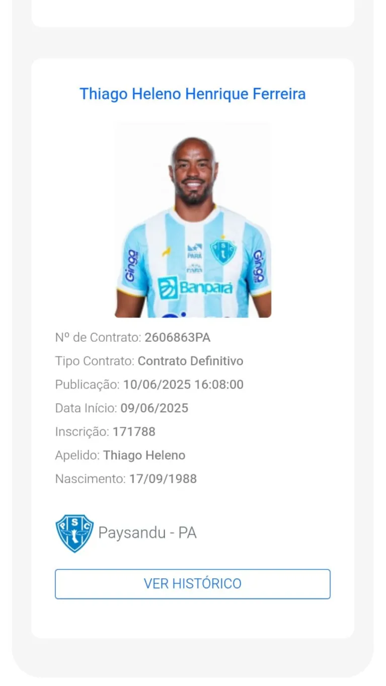 Mini janela fecha com 10 contratações divulgadas no Paysandu