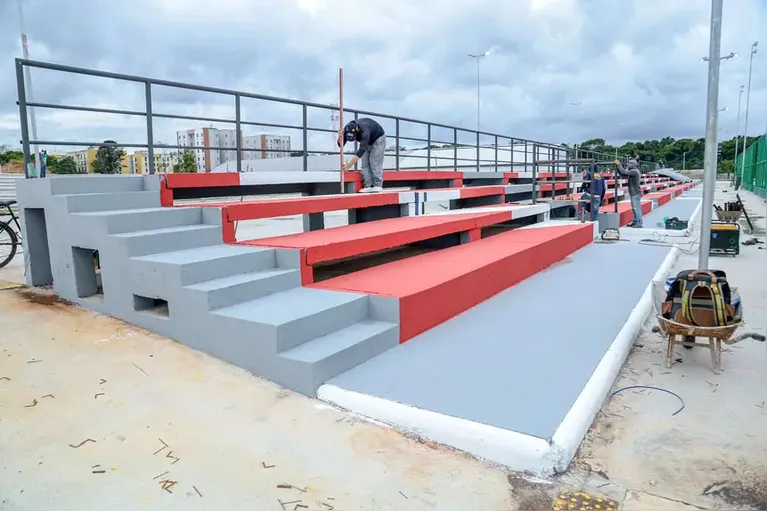 Obra do Novo Parque Olímpico Mangueirão entra na reta final