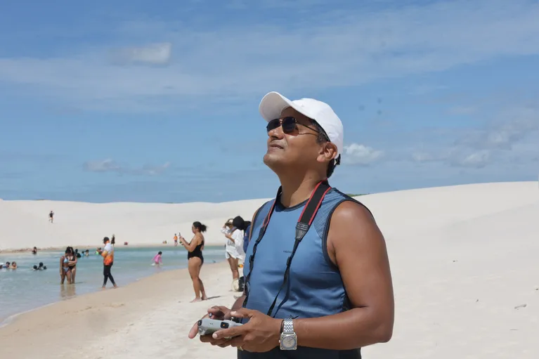 Com o drone, Walber Costa registra as belezas de um ângulo bem mais privilegiado