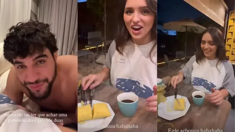 "A menina vai nascer com cara de pamonha", brincou a influenciadora