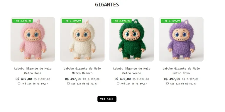Sites falsos e modelos do produto que não existem na marca orginal, também são utilizados para atrair pessoas.