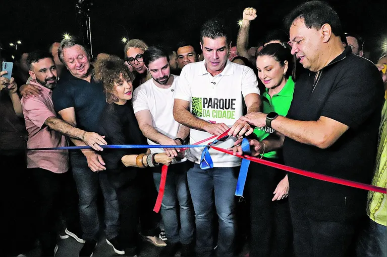 Governador do Pará Helder Barbalho, Prefeito de Belém Igor Normando e outras autoridades estiveram presentes na abertura