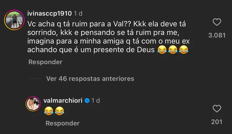 Ex-marido de Val Marchiori se casa com ex-amiga da socialite