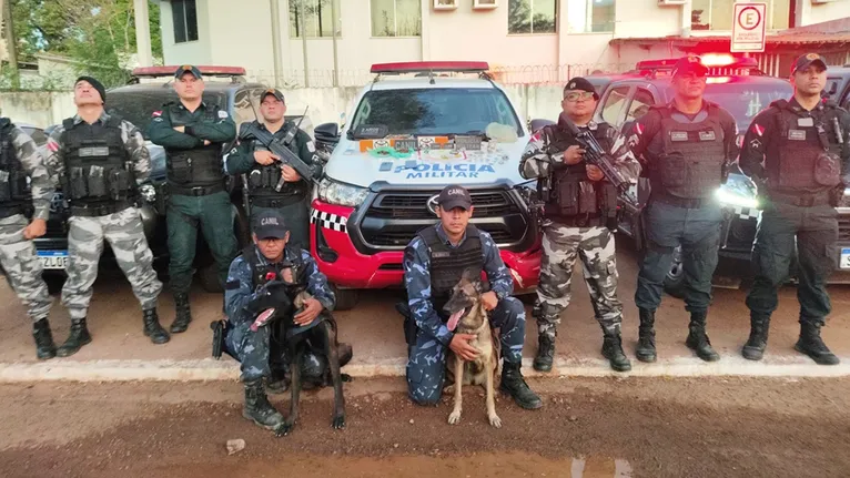 A opereção contou com apoio das equipes do 4º BPM e da Guarda Municipal.