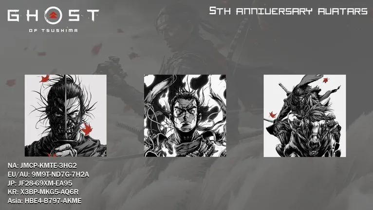 Ghost of Tsushima completa 5 anos e libera brindes no PlayStation