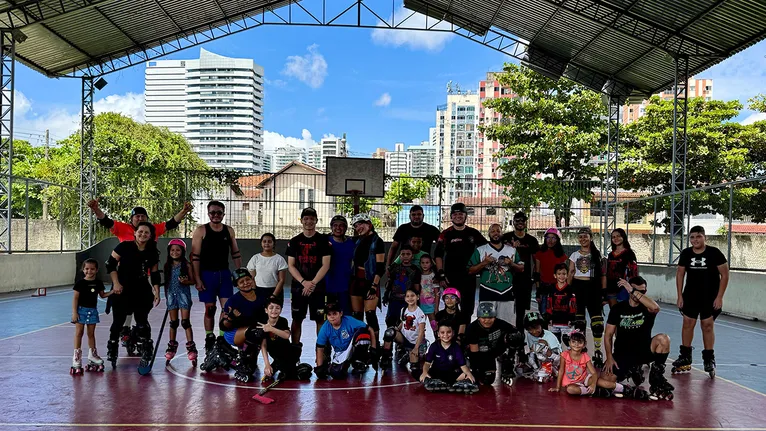Escolinha de patinação