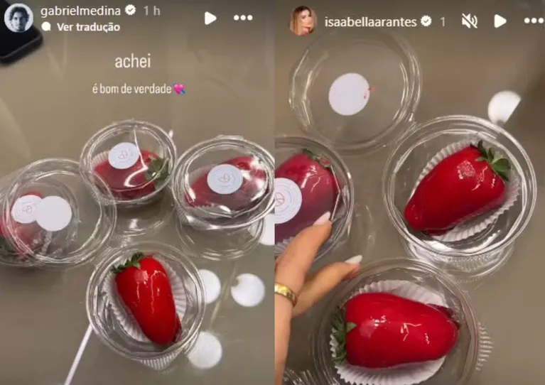 Morango do amor revela romance entre Medina e ex de Zé Felipe