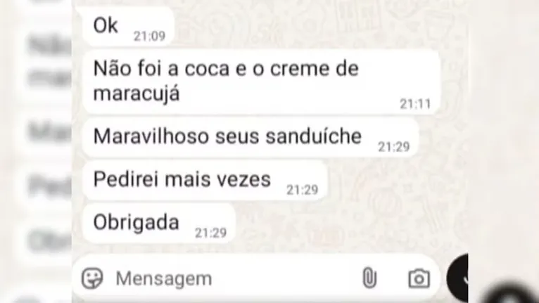 Lanchonete desconfia de golpe do pix e envia "x-pedra" ao cliente