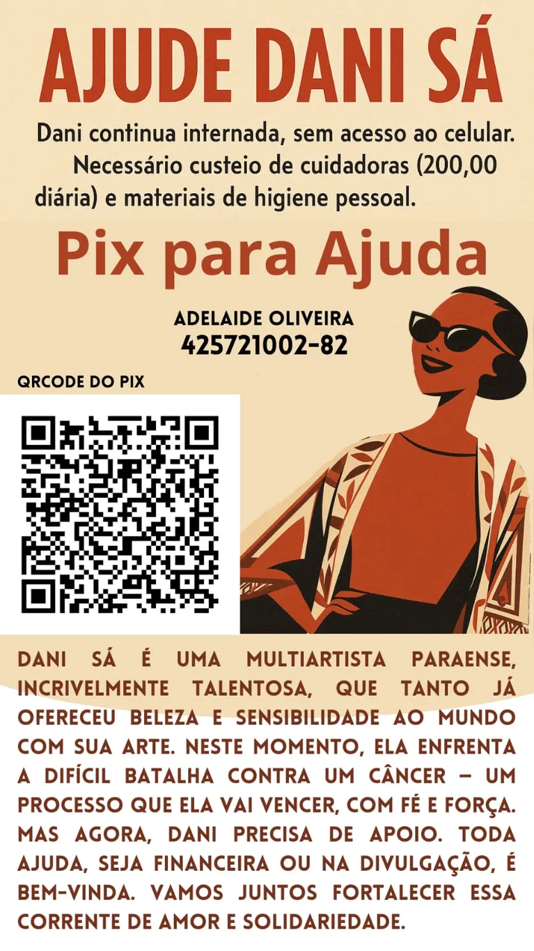 Publicitária paraense que luta contra um câncer precisa de doações