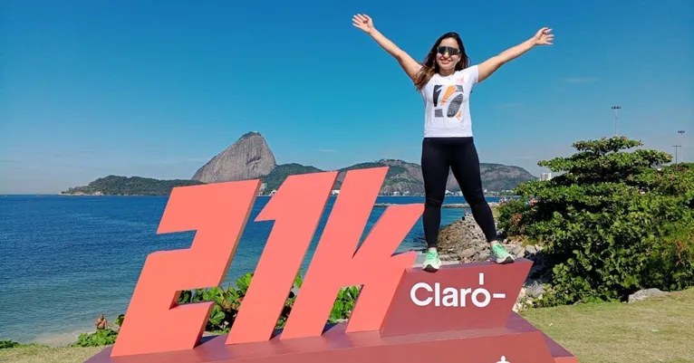 Por meio da corrida, Lorena conheceu novas amizades e viaja para participar de maratonas.
