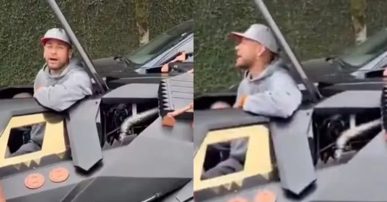 Neymar compra réplica fiel ao icônico Batmóvel.