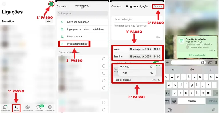 WhatsApp agora permite agendar chamadas no app; veja como