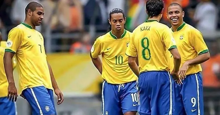 O quarteto estrelado do Brasil na Copa do Mundo de 2006.