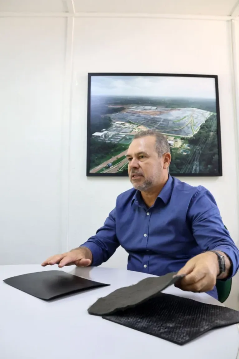 Diretor da Guamá Tratamento de Resíduos, Reginaldo Bezerra.