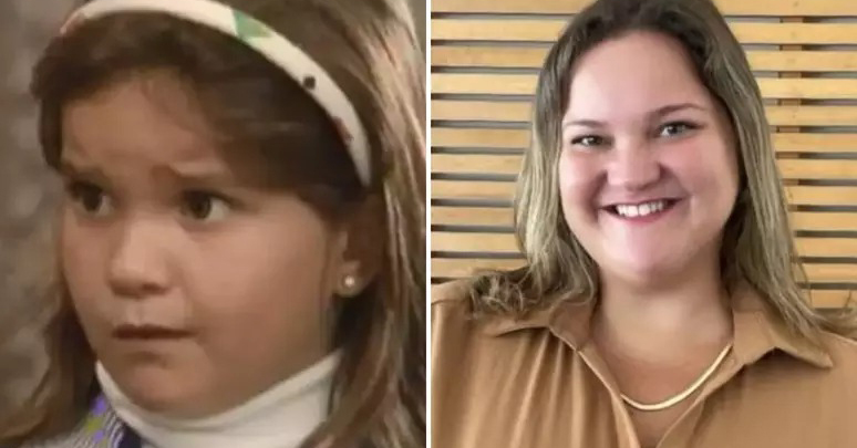 Mais de 30 anos depois, Viviane relembra com carinho a infância nos estúdios da emissora.