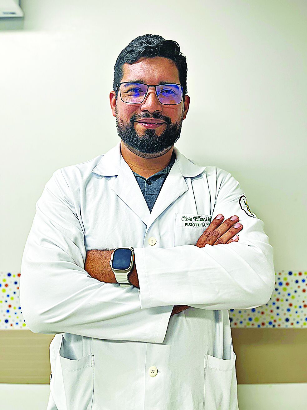 Cleison diz que a fisioterapia reduz o risco de acidentes