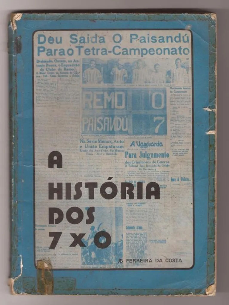 Matéria do dia 22 de julho de 1945 contando a vitória do Paysandu contra o Remo