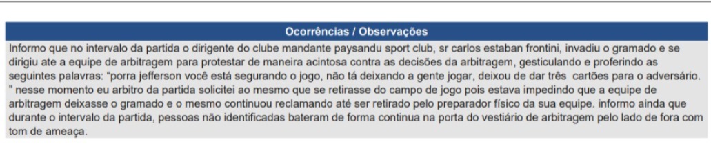 Confira o documento