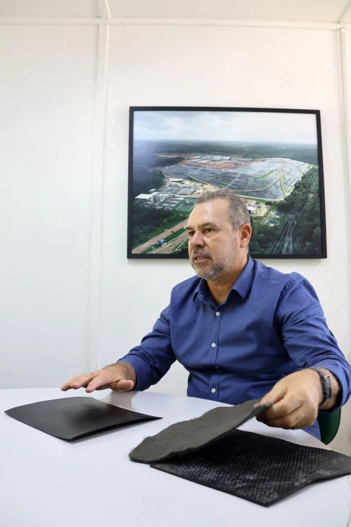 Diretor da Guamá Tratamento de Resíduos, Reginaldo Bezerra.