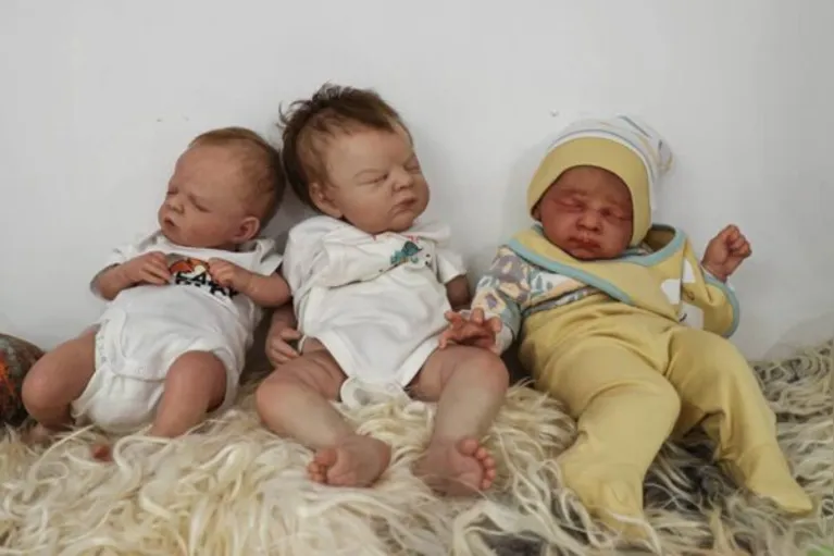 ISTANBUL, TURKEY - SEPTEMBER 23: Reborn dolls, made by foreign sculptors, are seen in Istanbul, Turkey on September 23, 2021. Reborn dolls, which are primarily in the interest of collectors in the world, are used by some mothers and mother-to-be who have lost their baby or who do not have a baby, in order to make patients with Alzheimer's feel better in TV series, movies and commercials. (Photo by Esra Bilgin/Anadolu Agency via Getty Images)