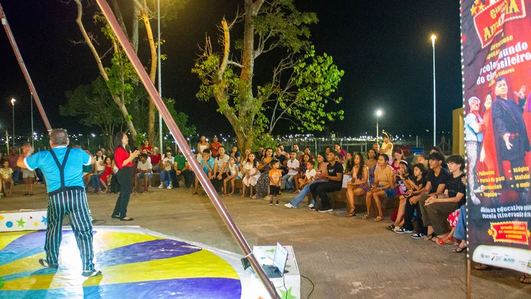 Além das oficinas, a população de Parauapebas poderá assistir gratuitamente ao espetáculo “O Mundo Colorido do Circo Brasileiro”.