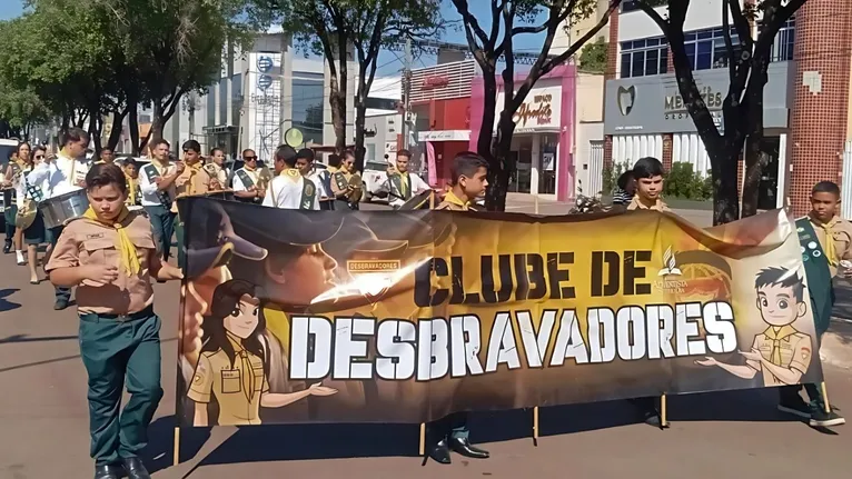 Em Redenção, a iniciativa contou com o apoio do Clube de Desbravadores
